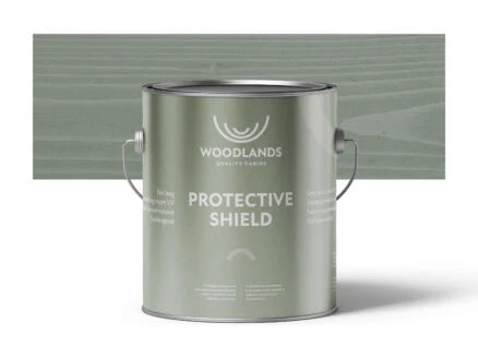 Woodlands Blokhut Beits Coastal Green 2.5L - Afbeelding 1